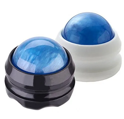 2pcs/lot 360 Degree Roller Massage Ball Body Massage Pain Stress Relief Mini Manual Massager Muscle Relax Body Health Care