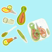 6 шт. для ухода за ребенком удобный кусачки для ногтей Триммер Удобная Повседневная Детская щетка для волос комплекты для ухода за ребенком ножницы для стрижки детские туалетные принадлежности