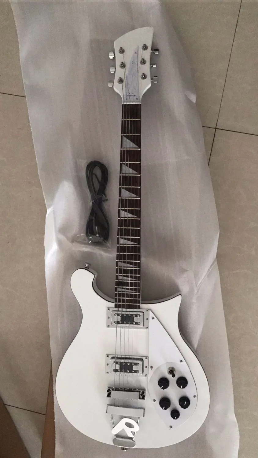 

New Arrival Rick...r 620 Model electric guitar Rick610 325 360 381 top quality In White 170625