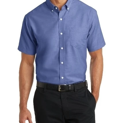 Port Authority S659 Short Sleeve SuperPro Oxford Shirt Navy - 3XL (1)