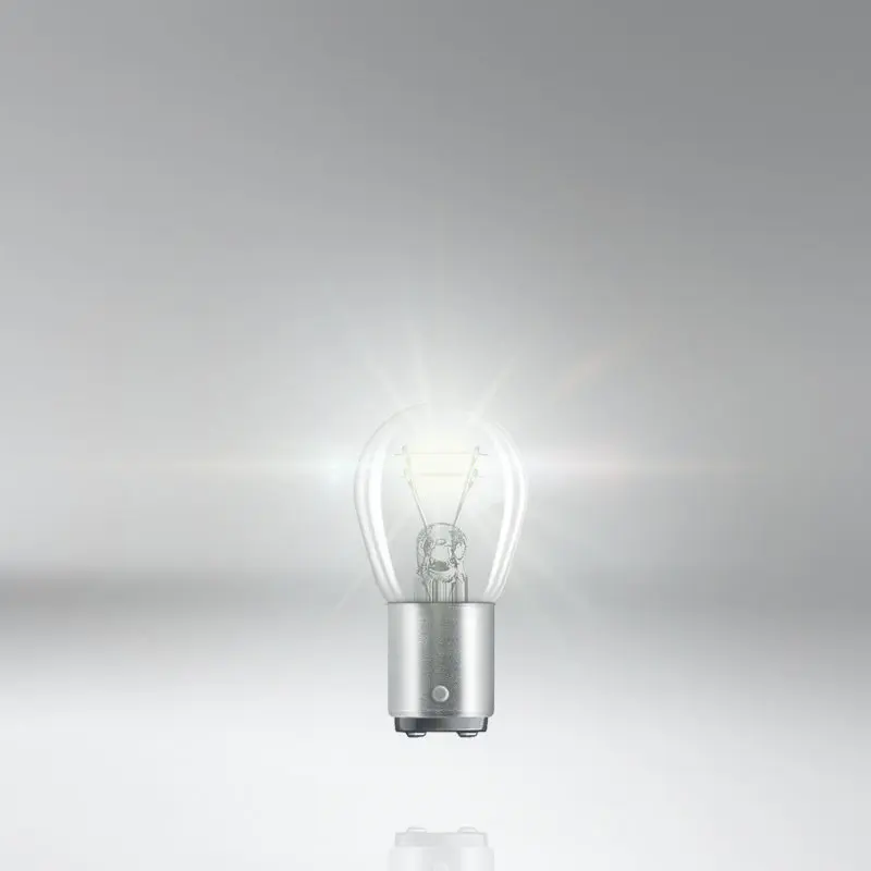 10 шт. OSRAM 7225 P21/4 Вт BAZ15d 12 В S25 оригинальная линия для металлических протезов фары указателя поворота Стоп OEM Автомобильные галогеновые лампы германия OEM