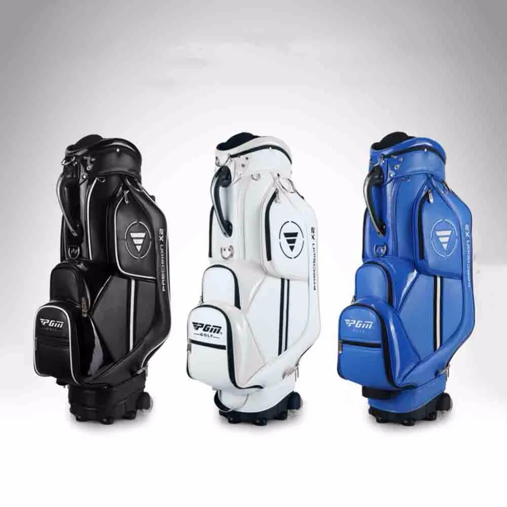 CRESTGOLF New Golf Standard Bag portable Golf package Golf Travel Bag Pu Cover Waterproof Thicken Air Bag With Wheels CRESTGOLF New Golf Standard Bag portable Golf package Golf Travel Bag Pu Cover Waterproof Thicken Air Bag With Wheels
