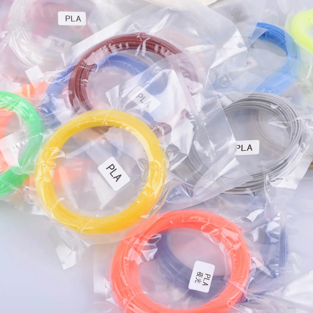 

2017 new 10 meters 20 colors 1.75MM PLA/ABS silk, 3D print pen, thread plastic printer, 3D pen, children gift package