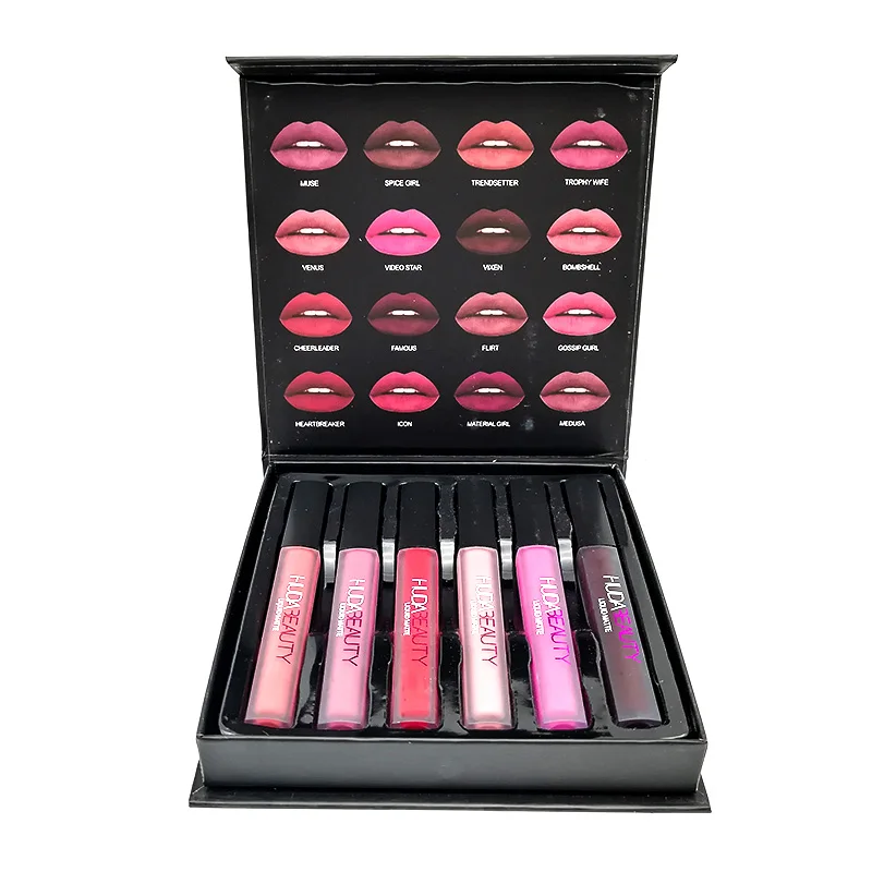 huda beauty glitter lipstick set
