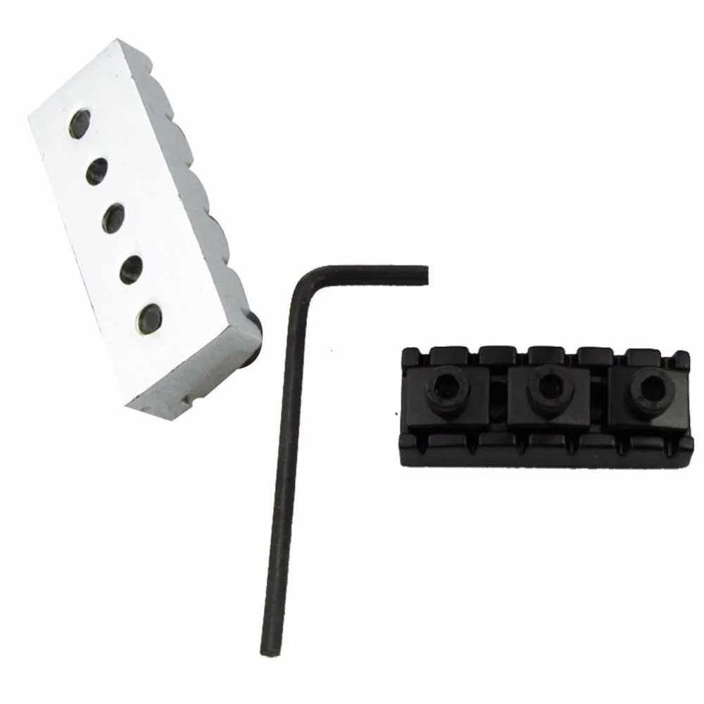 IRIN 1 Set 42mm Chrome Iron String Double Locking Nut Allen Wrench