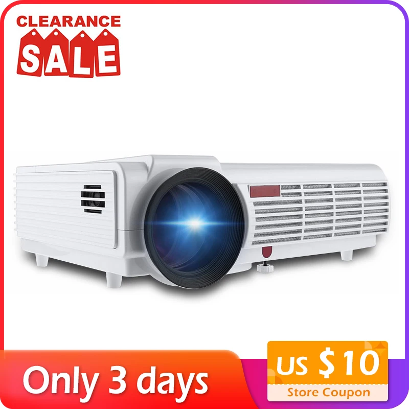 CLEARANCE SALE Android Projector 3D Full HD WiFi 4K Overhead Projector LED 3500Lumen Video Beamer with free 3D Glasses LED96
