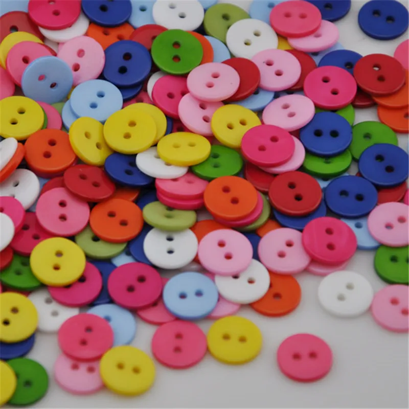 50/100 шт. детские пластиковые пуговицы с двумя отверстиями|button left|button chinabutton bold |