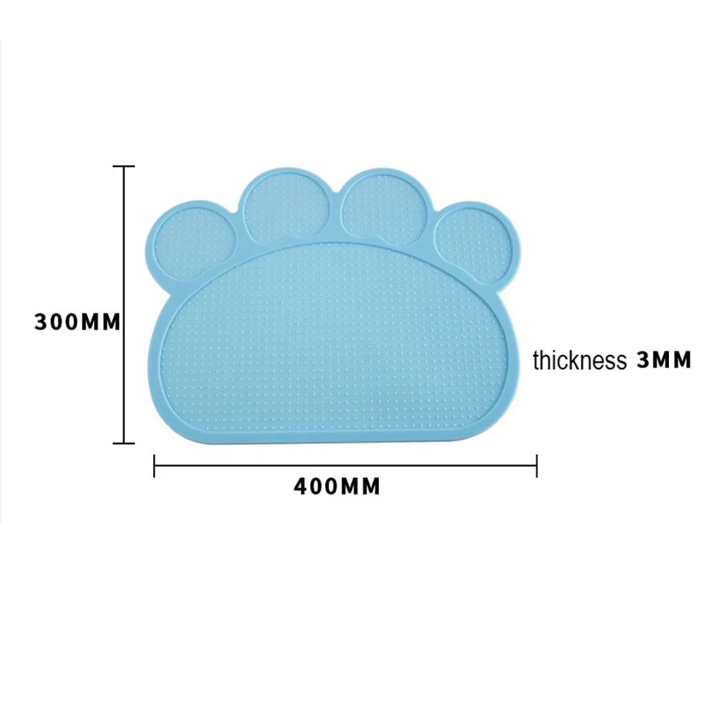 Силиконовый коврик для кормления домашних животных, нескользящий коврик для еды для собак, кошек