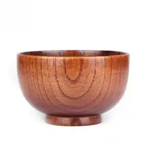 Японский Стиль риса деревянные миски Noddle рис едят деревянная чаша Оригинальный Деревянный Bowl инструменты