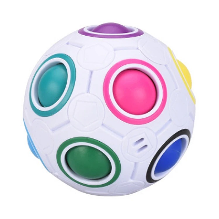 

YJ YongJun CaiHongQiu Rainbow ball Cubo magico Strange-shape Magic cube Smooth Recovery Puzzle Cube Toys For Children Neo Cube