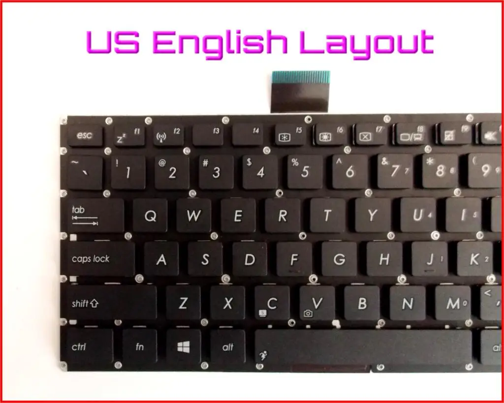 Новая клавиатура США английская версия для Asus Vivobook f402c x402 s400cb x402c x402ca S451 s451e s451l s451lb ноутбук не Рамки