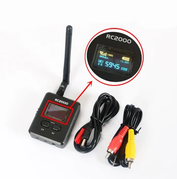 

1PC 5.8G 32CH 6.5MHz NTSC/PAL Wircless Receiver RC2000 Receivers with Voltage Signal Display for Transmitter RC Drone Aircraft