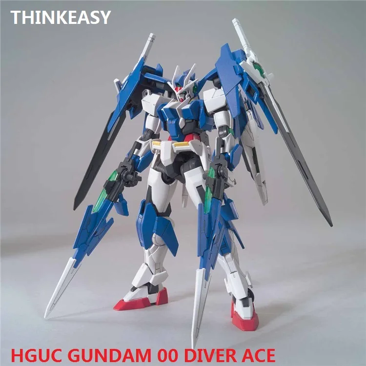 Japaness HG 1/144 Gundam Модель 00 DIVER ACE RIKU'S мобильный костюм Unchained мобильный костюм детские игрушки с держателем