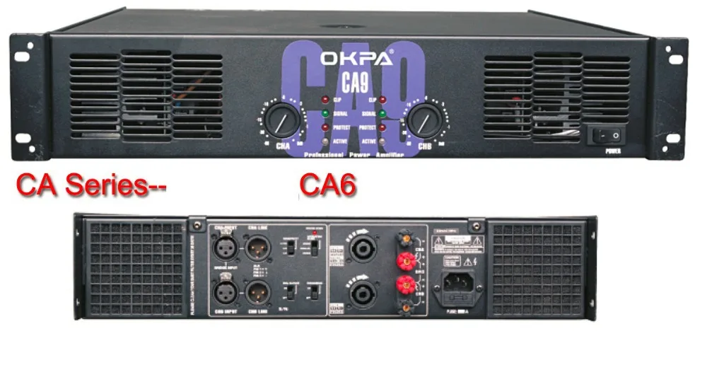 2X400 Вт 8 ом 800 Профессиональный Усилитель Crest audio CA6 OKPA усилитель топ