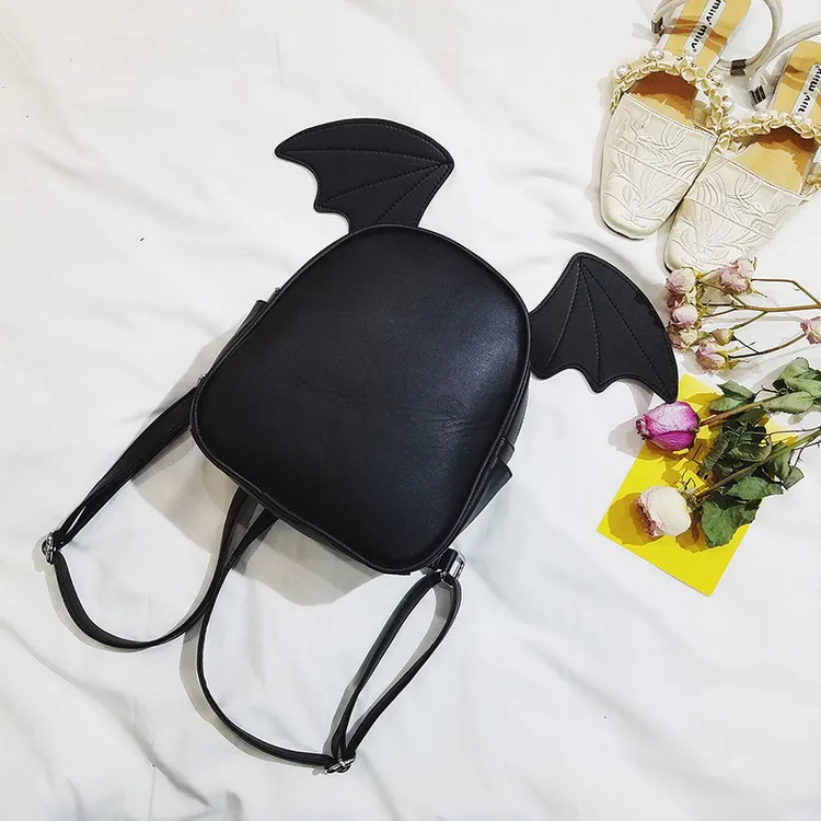 MSMO маленький рюкзак с тремя парами ушей может заменить небольшой рюкзак милый модельный тренд рюкзак крыло летучей мыши сумка на плечо