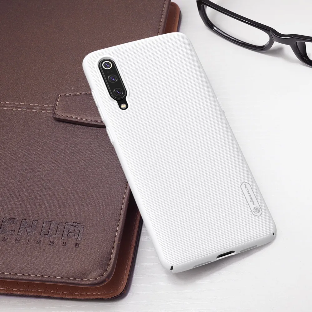 xiaomi leather case design Xiaomi Mi9 Mi 9 Case NILLKIN Super Frorsted Shield Ultra-Thin Hard PC Back Cover Slim Phone Case for Xiaomi Mi 9 Mi9 Nilkin Case xiaomi leather case glass