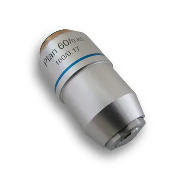 

60X objective Plan Objective Achromatic Objective for Student Biological Microscope Objective lens Optical lens