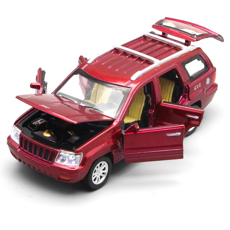 

1:32 JEEP Grand Cherokee Car Diecasts & Toy Vehicles Car Model with light and sound Collection Car Toys For Children Gift