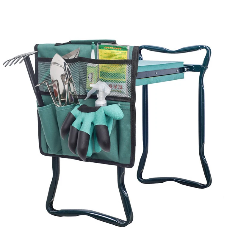 Недавно садовая скамеечка инструмент пакеты с ручками для коленного табурета садовые инструменты сумка для хранения