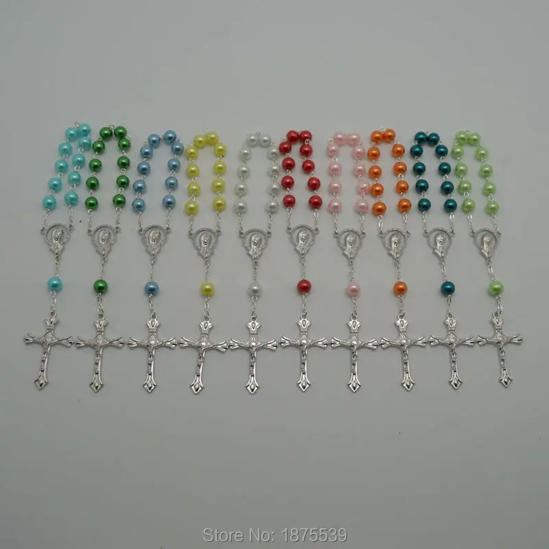 Прямая поставка стеклянных бусин десятилетние четки много цветов|rosary beads|rosary
