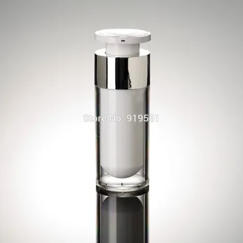 

30ml Acrylic lotion Bottles Lock Head airless vacuum pump bottles