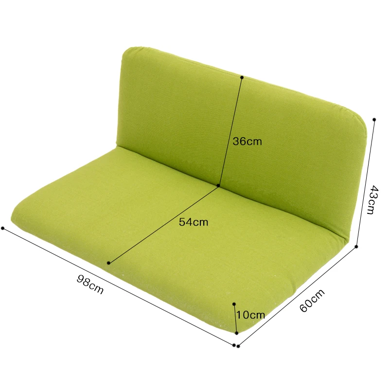 A,Double Folded Floor Sofa Bed free Adjustable Sofa Plaid Japanese Furniture Living Room Reclining Chair cover removable