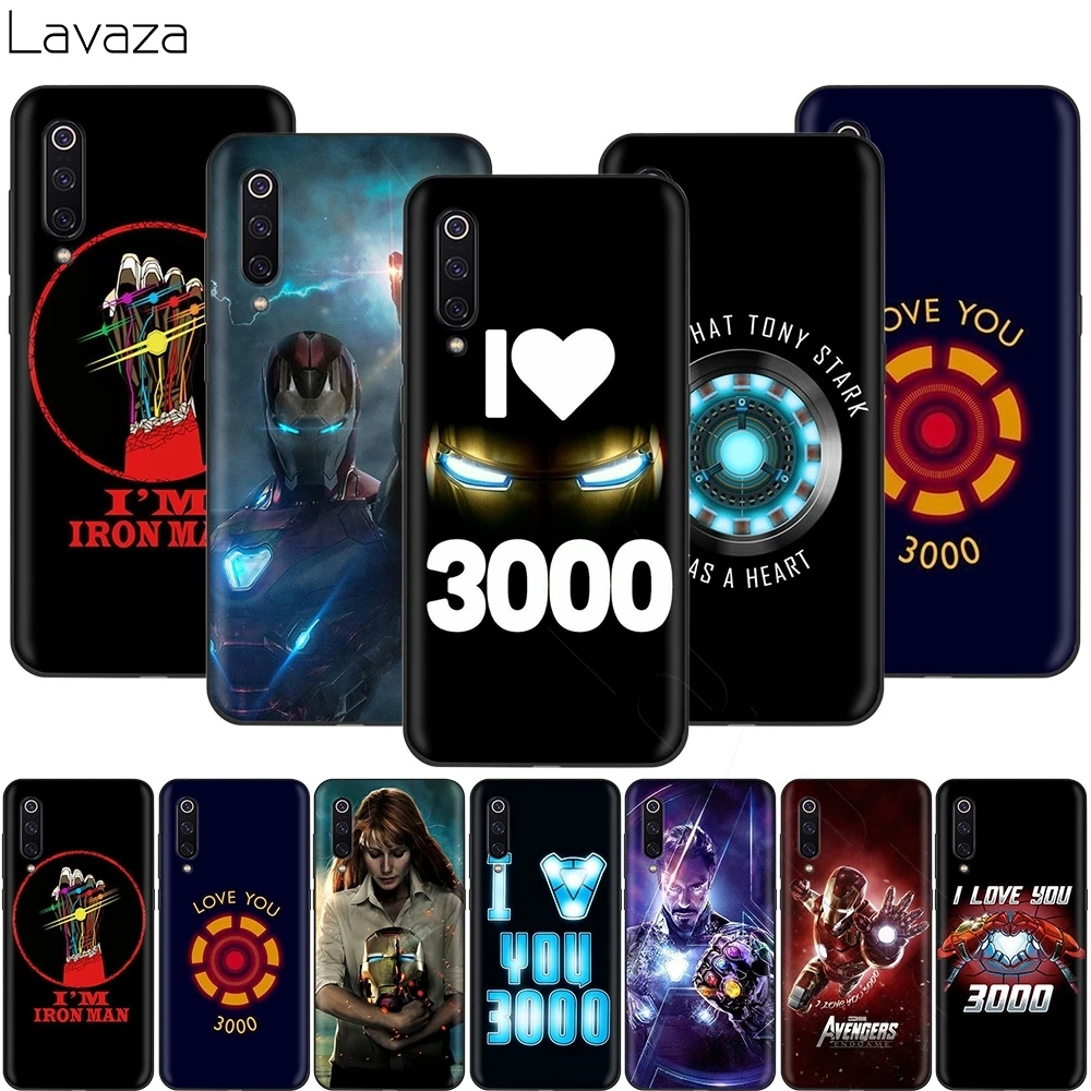 

Lavaza Iron Man Love You 3000 Case for Xiaomi Mi 9 8 6 A1 A2 Pocophone F1 Lite Max 3