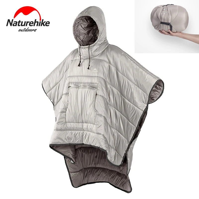 Naturehike Cloak Style Lazy Sleeping Bag Water-resistant Portable Camping Sleeping bag Backpacking