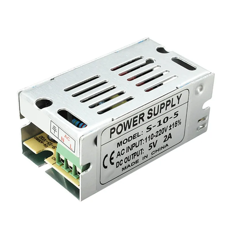 AC110V 220V DC5V 2A 10 W Питание трансформатор освещения драйвер переключатель для