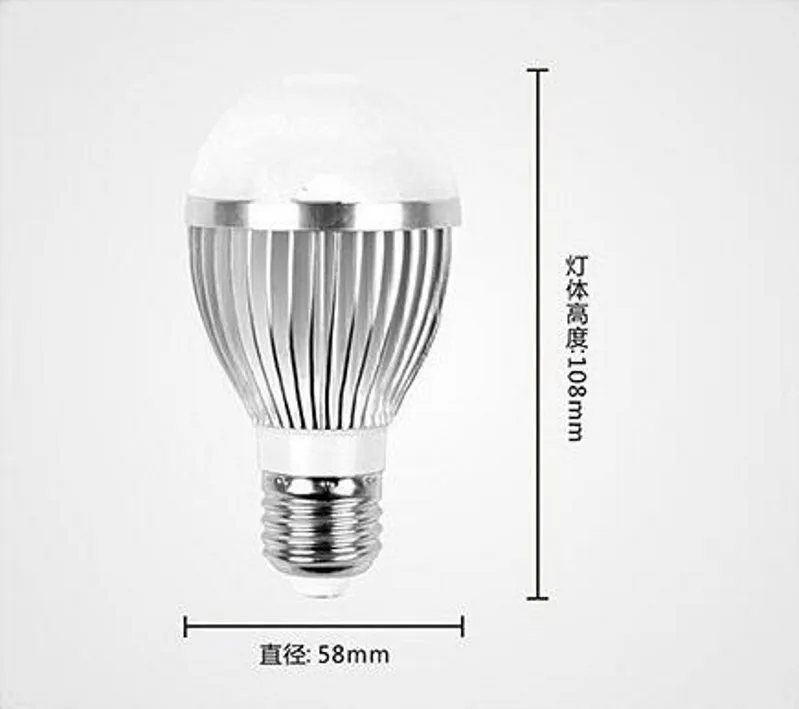 Светодиодный светильник E27 E14 B22 5730SMD 6 Вт 12 Вт 15 Вт, светодиодный алюминиевый светильник 220 В/85-265 в, холодный белый/теплый белый светильник, домашний светодиодный светильник