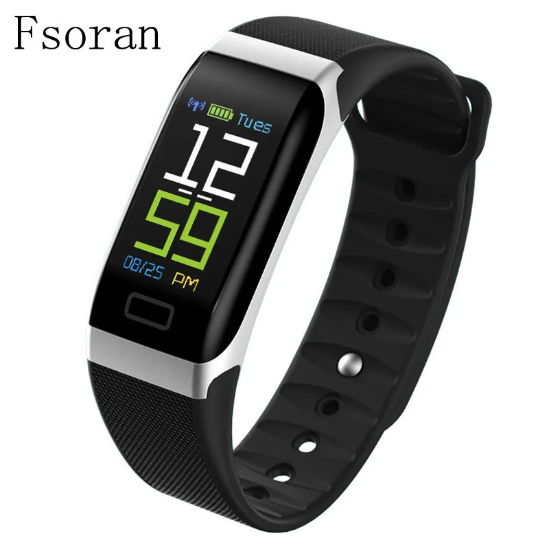 

Fsoran R7 Blood Pressure Monitor Fitness Bracelet Activity Tracker Band Smartband Pedometer Wristband Smart Watch