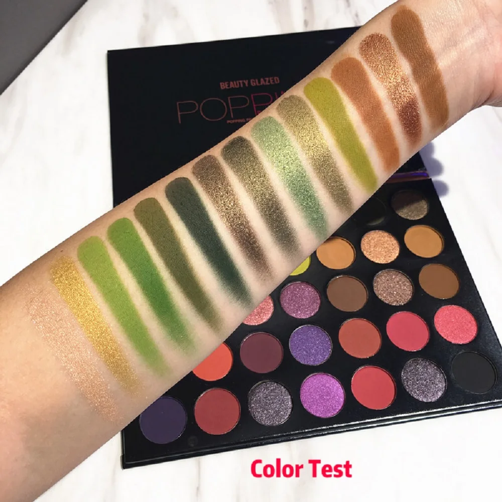 Beauty Glazed Новинка 35 оттенков тени для век Палитра водостойкие натуральные макияжа