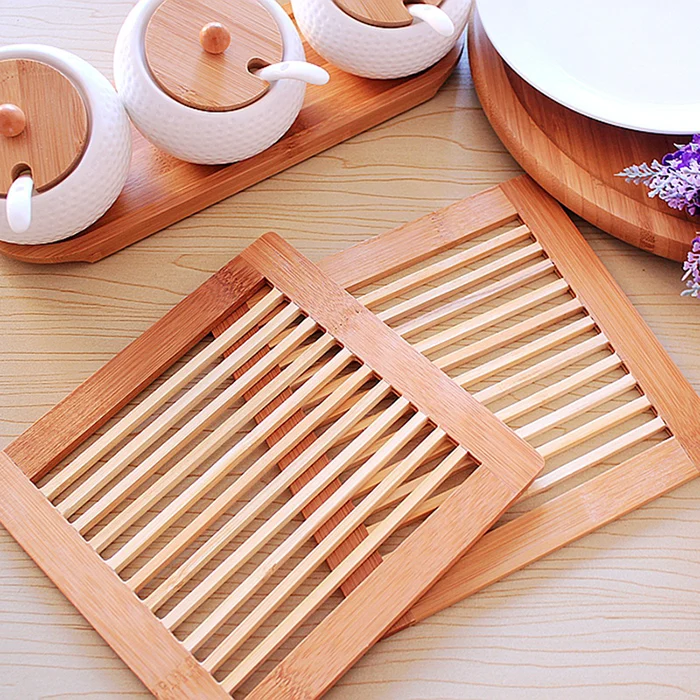 High Quality Japan Style Bamboo Square Placemat Zakka ...