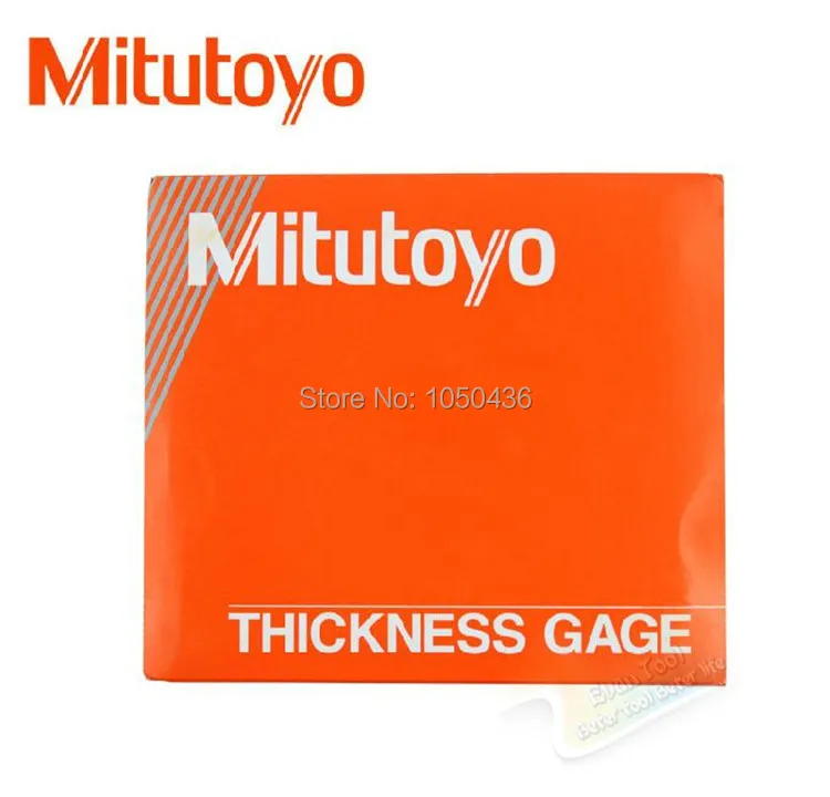 Mitutoyo 7301 циферблат толщина Gage 0-10 мм/0,01 ударопрочный тестер метр плоская наковальня измерительные инструменты