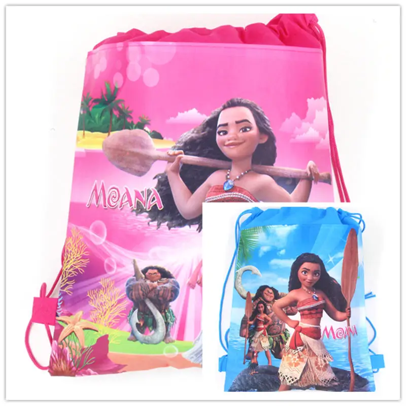 1 шт. Moana Модная Портативная сумка на шнурке женская для макияжа обуви Нетканая