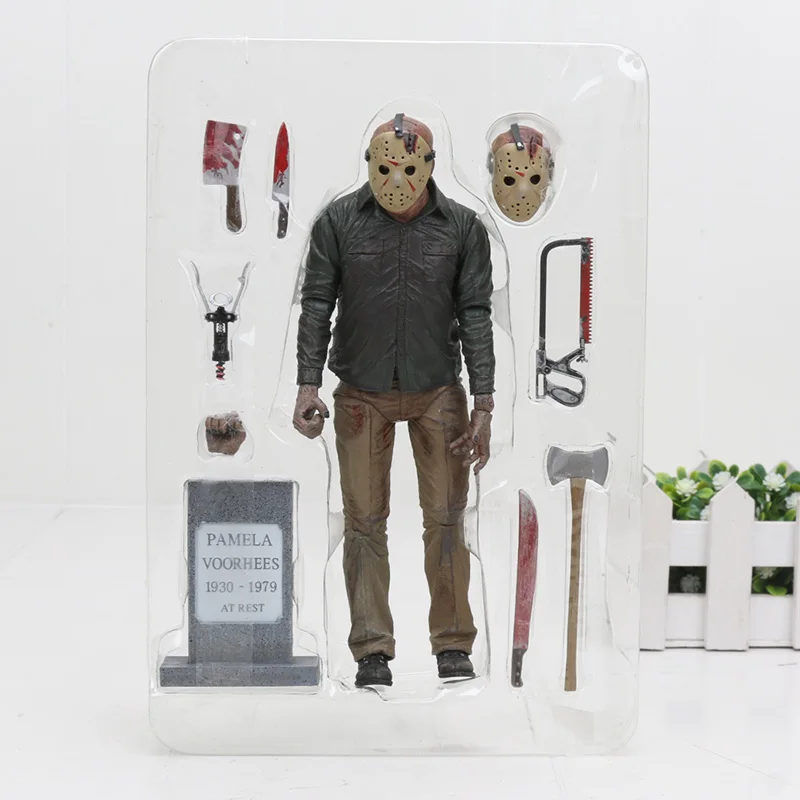 NECA 3D Friday figure 13th Freddy vs Jason Voorhees фигурка ПВХ фильм ужасов коллекционные вещи модель игрушки - Цвет: 4 no box