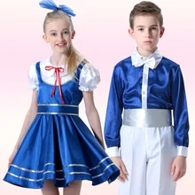 10 комплектов) Детский костюм для хора, детская одежда для выступлений школьников, одежда для учащихся