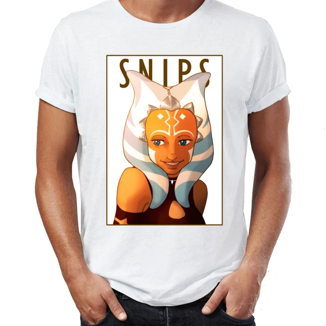Summer Men's T shirt Ahsoka Tano Ahsoka The Padawan Rebel Jedi Star