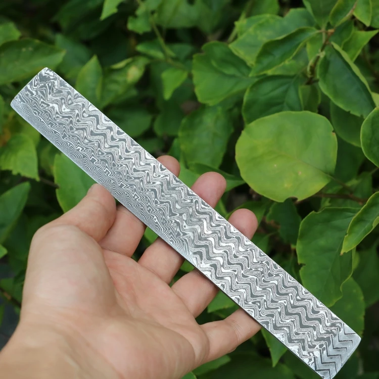 Елочка из нержавеющей стали нож дамасской diy стальной делая лезвие новый шаблон