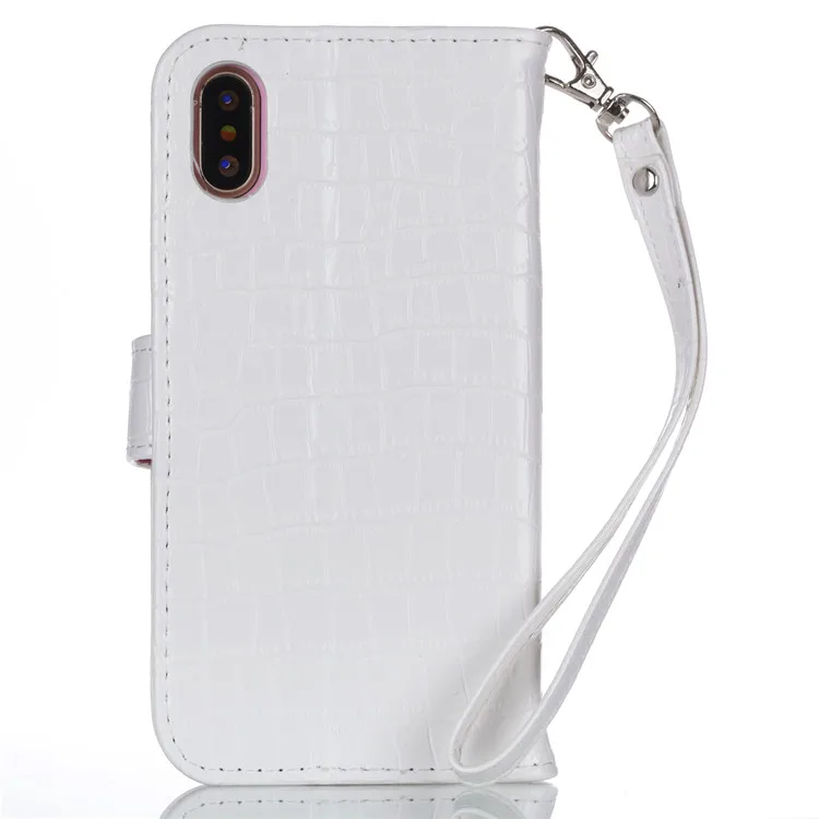 iphone 8 crocodile pattern flip case (14)