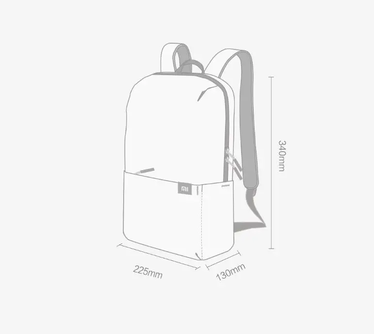 Xiaomi Mi рюкзак 10л сумка 8 цветов 165 г городской Досуг Спортивный нагрудный пакет сумки для мужчин и женщин маленький размер плечо унисекс