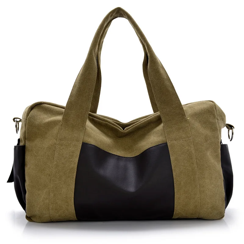 

2019 Men's Travel Bag Large Capacity Men Hand Luggage Travel Duffle Bags Canvas Weekend Bags Multifunctional Travel Bags