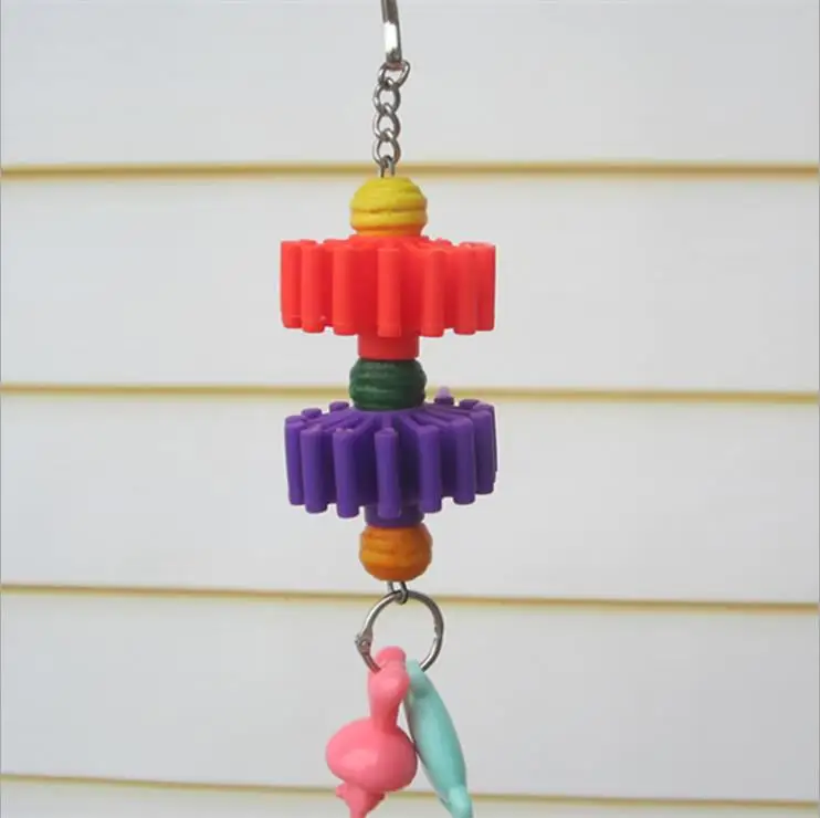 Plastic Bird Toys Chew Bite Swing Toy Parrot Ladder Toy Bird Products D785in Bird Toys from