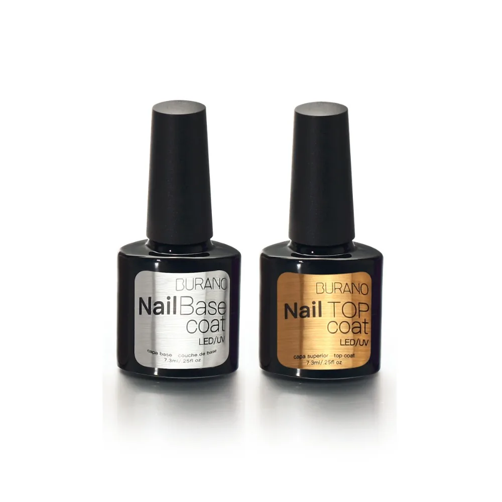 

BURANO Top Coat+Base Coat Kit BURANO Gel Nail Polish Gorgeous Colors UV Gel Nail Polish Long-lastting up to 30 Days