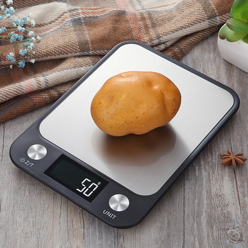 Портативные 5000 г 5 кг x 1 г измерительные инструменты цифровые весы ЖК электронные весы Steelyard Кухонные Весы Почтовый баланс веса еды