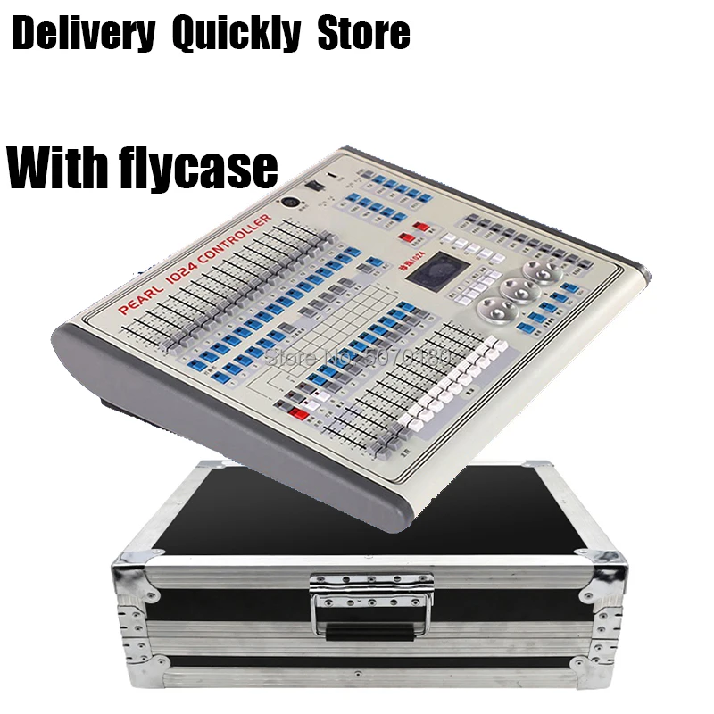 

Stage light DMX 512 Master Mini Pearl 1024 DMX Controller with flycase good use for XLR-3/XLR-5 led par beam moving head Show T