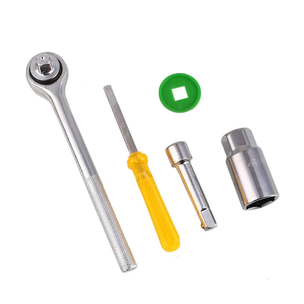 

40 PCS Combination Socket Wrench Set 1/4" 3/8" Ratchet SAE MM Metric with Case Hand Tools Hardware Tools Kit