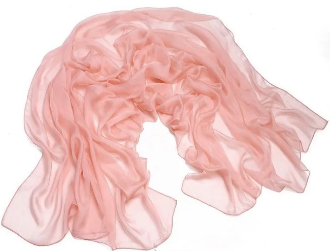 Женский шелк шифон длинный шарф супер размер для женщин 110*180 см розовый ouya лето платок для моды шеи-wear пляж