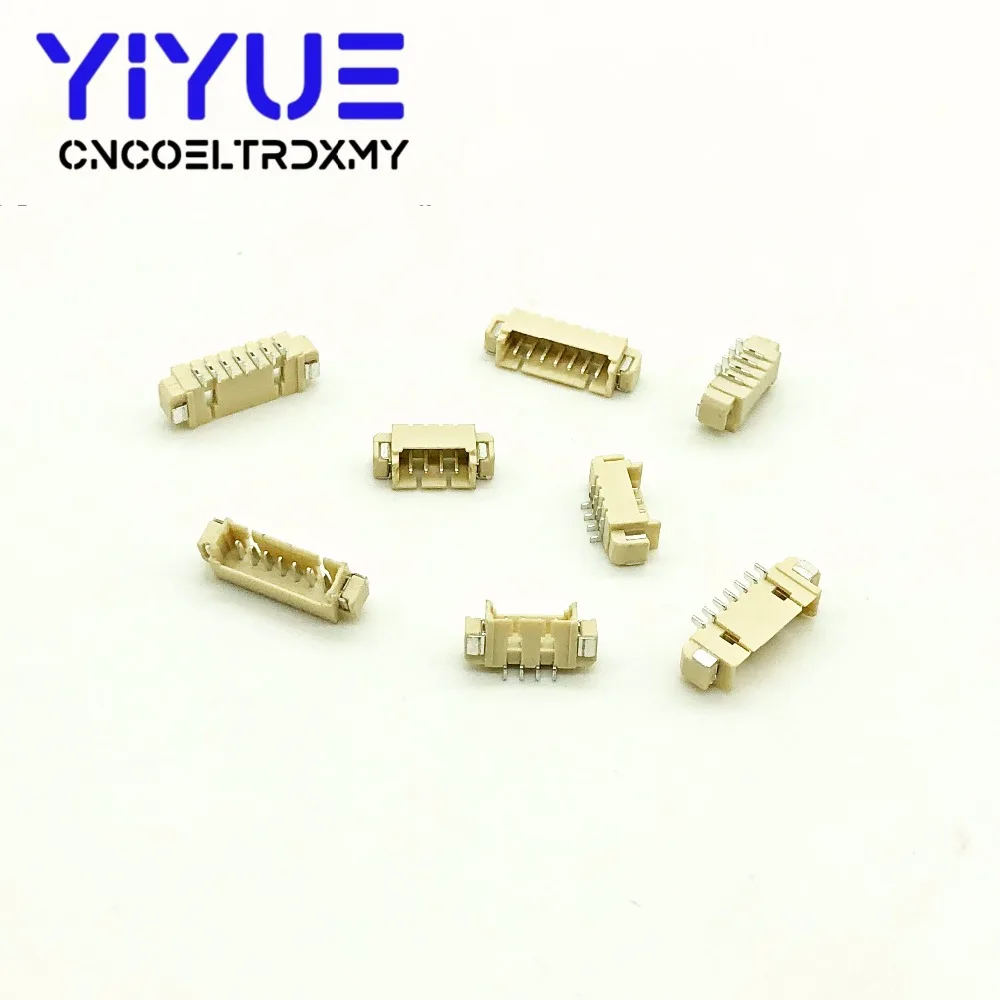 20pcs JST1.25 SMD SMT Horizontal Socket 1.25MM PITCH male pin header 2P3P4P5P6P7P8P9P10P11P12P FOR PCB board JST (2)