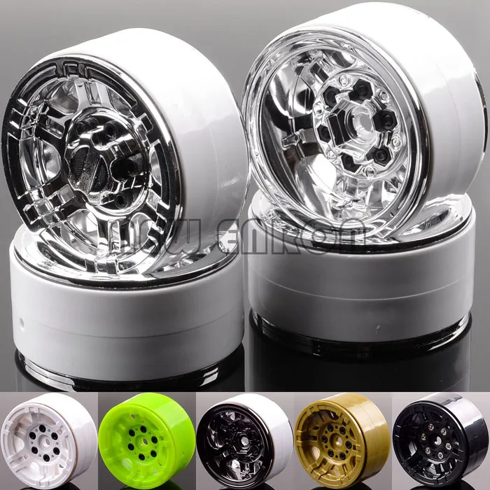 

4pcs Rock Crawler 1.9 Inch RC 1/10 Beadlock Wheels 617 For Gmade D90 SCX10